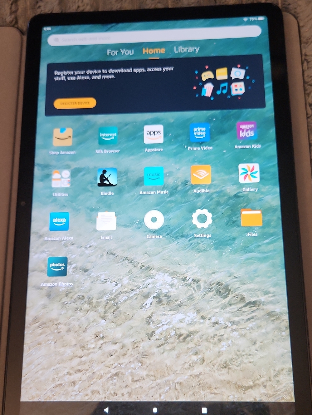 Amazon Fire Max 11 tablet, vivid 11” 128 GB storage come with case